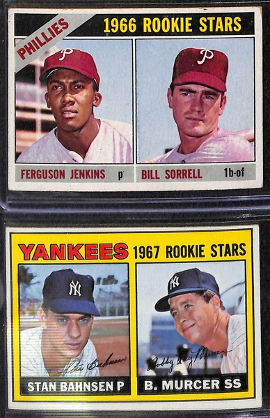 Lot of 6 Vintage Baseball Rookie Card w. Joe Morgan & Don Drysdale
