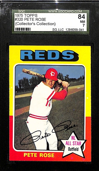 Lot of 4 Pete Rose Graded Cards 1968-1980