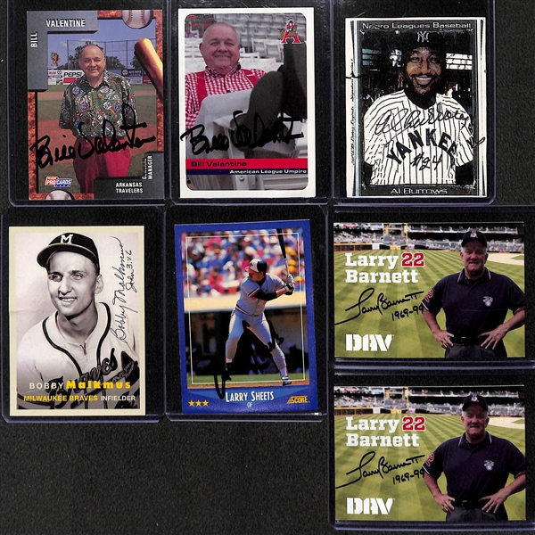 Lot of (27) Signed Cards (Mostly 1950s-1970s) inc. 1955 Podres, 1955 & 1956 Turley - JSA Auction Letter