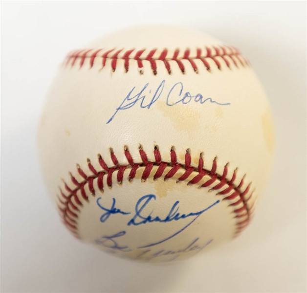 Lot of (3) Orioles Partial Team Signed Baseballs (1954, 1955, and 1957) - JSA Auction Letter