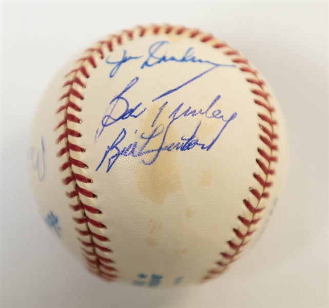 Lot of (3) Orioles Partial Team Signed Baseballs (1954, 1955, and 1957) - JSA Auction Letter