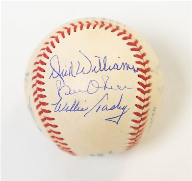 1958 Orioles Team-Signed Baseball w/ (12) Autographs Inc. B. Robinson and D. Williams - JSA Auction Letter