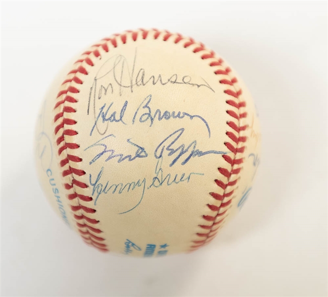 1958 Orioles Team-Signed Baseball w/ (12) Autographs Inc. B. Robinson and D. Williams - JSA Auction Letter