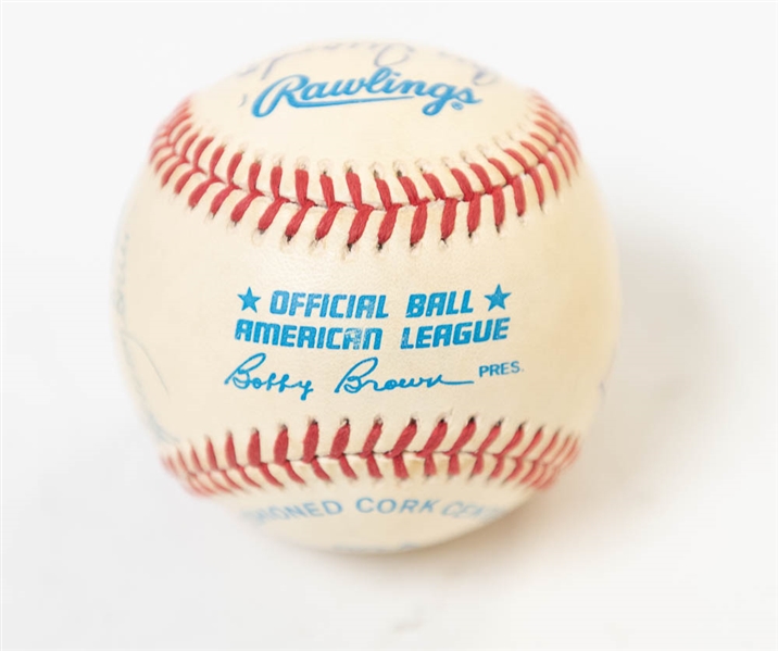 1958 Orioles Team-Signed Baseball w/ (12) Autographs Inc. B. Robinson and D. Williams - JSA Auction Letter