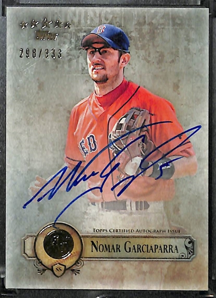 Lot of 6 2013 Topps Five Star Autograph Cards w. Ernie Banks & Nomar Garciaparra