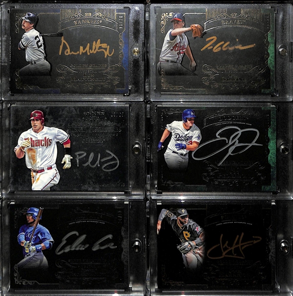 Lot of 6 Topps Five Star Silver & Gold Autograph Card w. Mattingly & Glavine