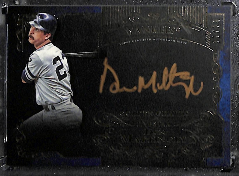 Lot of 6 Topps Five Star Silver & Gold Autograph Card w. Mattingly & Glavine