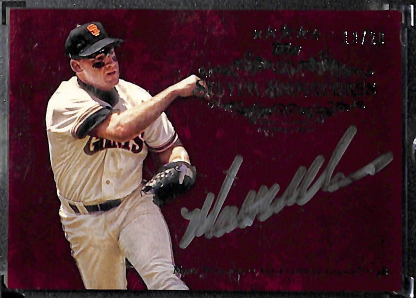 Lot of 6 Topps Five Star Silver & Gold Autograph Cards w. O. Smith & M. Williams
