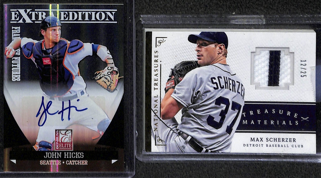 Lot of 12 Baseball Autograph & Relic Cards w. Whit Merrifield & Anthony Rizzo