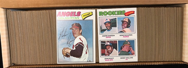 1977 Topps Baseball Complete Card Set w. Andre Dawson Rookie
