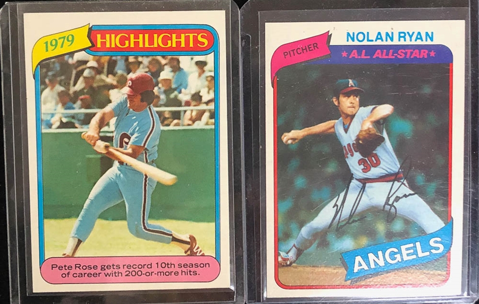 1980 Topps Baseball Complete Card Set w. Rickey Henderson Rookie