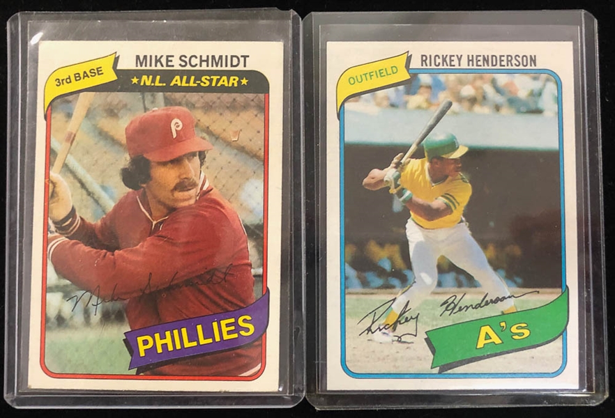 1980 Topps Baseball Complete Card Set w. Rickey Henderson Rookie