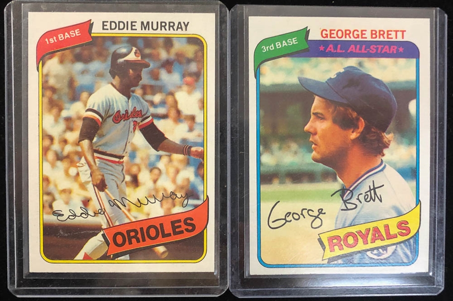1980 Topps Baseball Complete Card Set w. Rickey Henderson Rookie