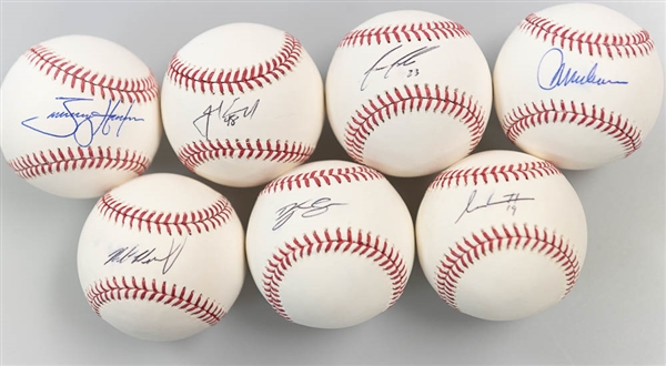 Lot of 21 Phillies Signed Official MLB Baseballs w. Gabe Kapler & Jared Eickhoff