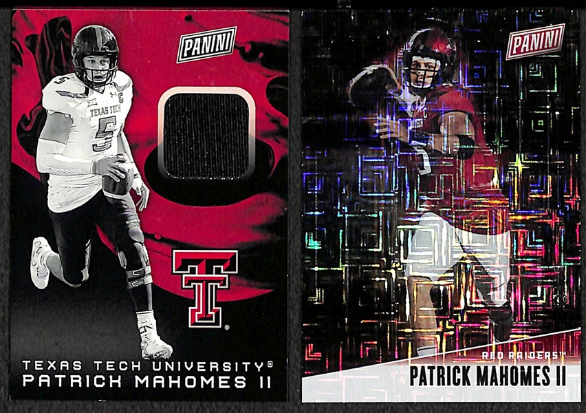 Lot of 100+ Star Quarterback Cards w. Kyler Murray & Patrick Mahomes Jersey Cards
