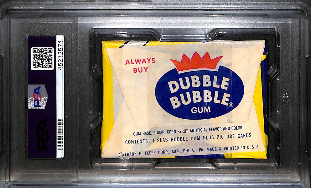 1959 Fleer Ted Williams Unopened Wax Pack PSA 7