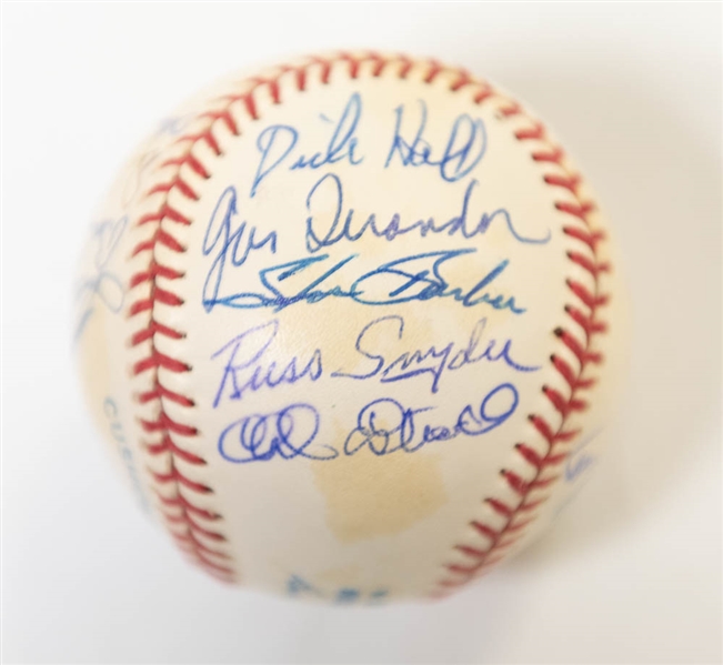 1961 Orioles Team Signed Baseball (17 Signatures) w/ Brooks Robinson, Boog Powell, Dick Williams, and 14 More! - JSA Auction Letter