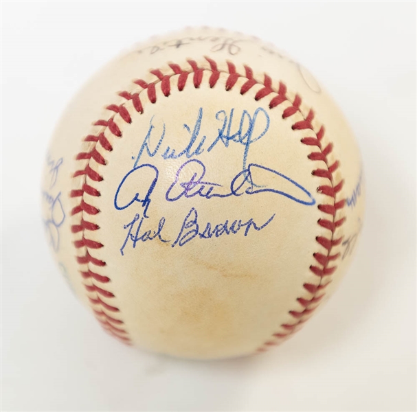 1962 Orioles Team Signed Baseball (13 Signatures) w/ Brooks Robinson, Boog Powell, Dick Williams, and 10 More! - JSA Auction Letter