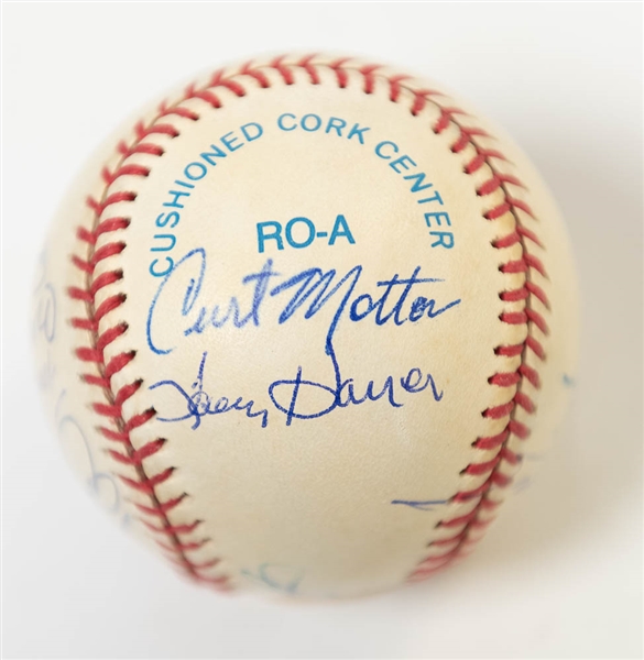 1967 Orioles Partial Team Signed Baseball (11 Signatures) w/ Brooks Robinson, Jim Palmer, Paul Blair, B. Powell, and 7 More! - JSA Auction Letter