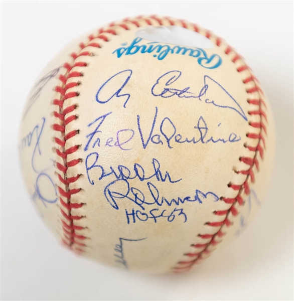 1968 Orioles Partial Team Signed Baseball (10 Signatures) w/ Weaver, B. Robinson, Paul Blair, B. Powell, and 6 More! - JSA Auction Letter