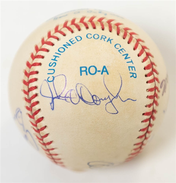 1968 Orioles Partial Team Signed Baseball (10 Signatures) w/ Weaver, B. Robinson, Paul Blair, B. Powell, and 6 More! - JSA Auction Letter