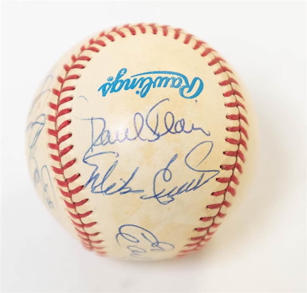 1974 Orioles Partial Team Signed Baseball (10 Signatures) w/ Weaver, B. Robinson, Blair, B. Powell, and 6 More! - JSA Auction Letter