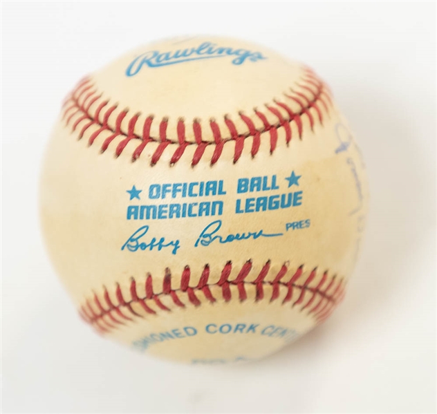 1974 Orioles Partial Team Signed Baseball (10 Signatures) w/ Weaver, B. Robinson, Blair, B. Powell, and 6 More! - JSA Auction Letter