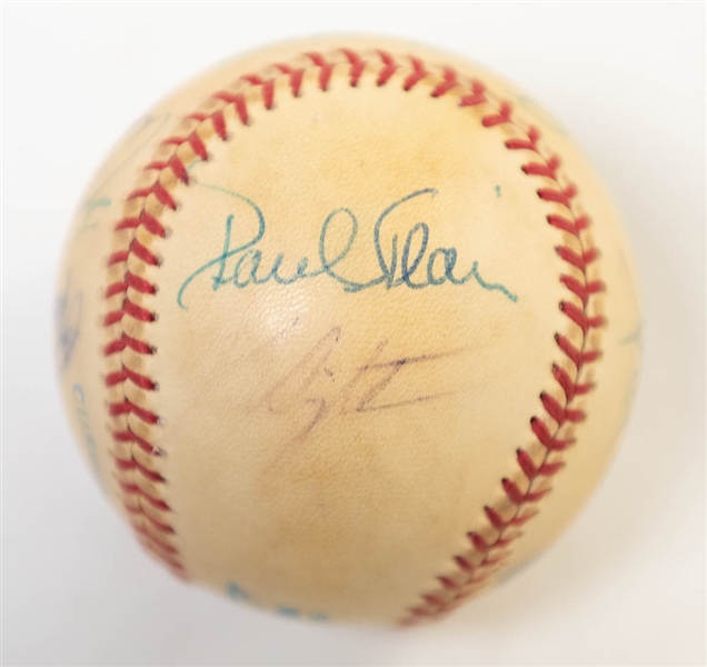 1974 Orioles Partial Team Signed Baseball (11 Signatures) w/ Weaver, B. Robinson, Blair, Dempsey, McGregor, and 6 More! - JSA Auction Letter