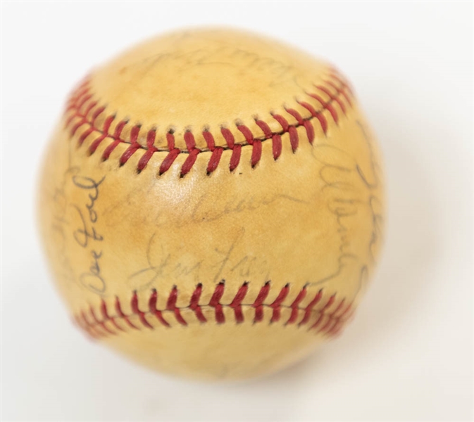 1978 Orioles Team Signed Baseball (26 Signatures) w/ Weaver, Hendricks, Ripken Sr., Dempsey, McGregor, and 21 More! - JSA Auction Letter