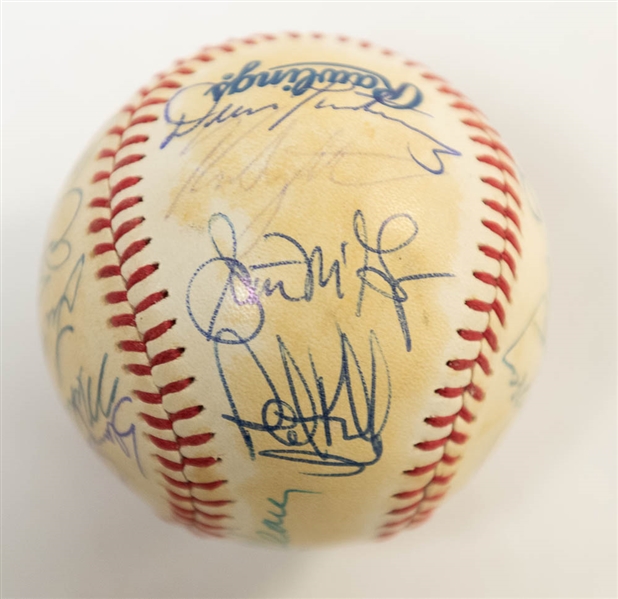 1979 Orioles (AL Champs!) Team Signed Baseball (20 Signatures) on a WS Baseball w/ Weaver, Hendricks, Ripken Sr., Dempsey, McGregor, Flannigan, and 14 More! - JSA Auction Letter