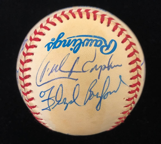 1986 & 1987 Baltimore Orioles Team Signed Baseballs - JSA Auction Letter