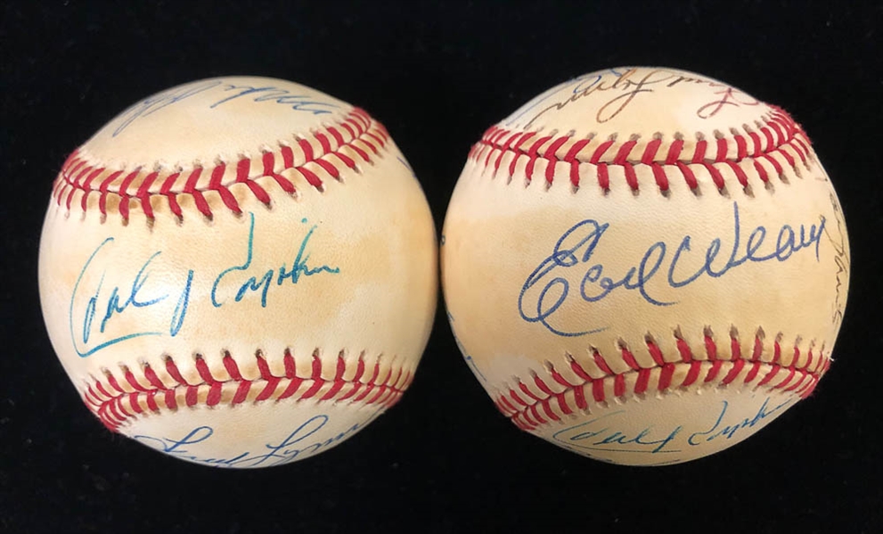 1986 & 1987 Baltimore Orioles Team Signed Baseballs - JSA Auction Letter