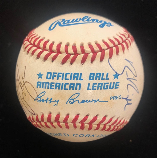 Lot of 3 Orioles Team Signed Baseballs 1990-1992 - JSA Auction Letter
