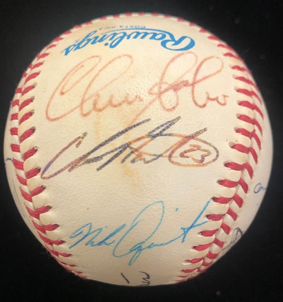 Lot of 3 Orioles Team Signed Baseballs 1994-1996 - JSA Auction Letter