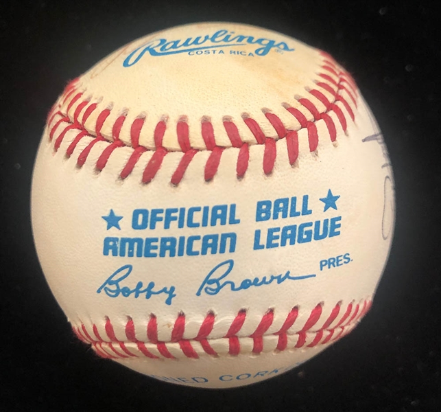 Lot of 3 Orioles Team Signed Baseballs 1994-1996 - JSA Auction Letter