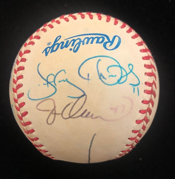 Lot of 3 Orioles Team Signed Baseballs 1994-1996 - JSA Auction Letter