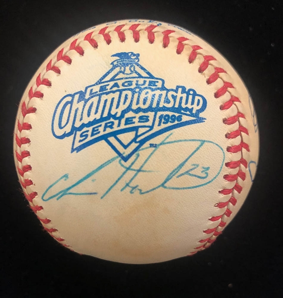 Lot of 3 Orioles Team Signed Baseballs 1994-1996 - JSA Auction Letter