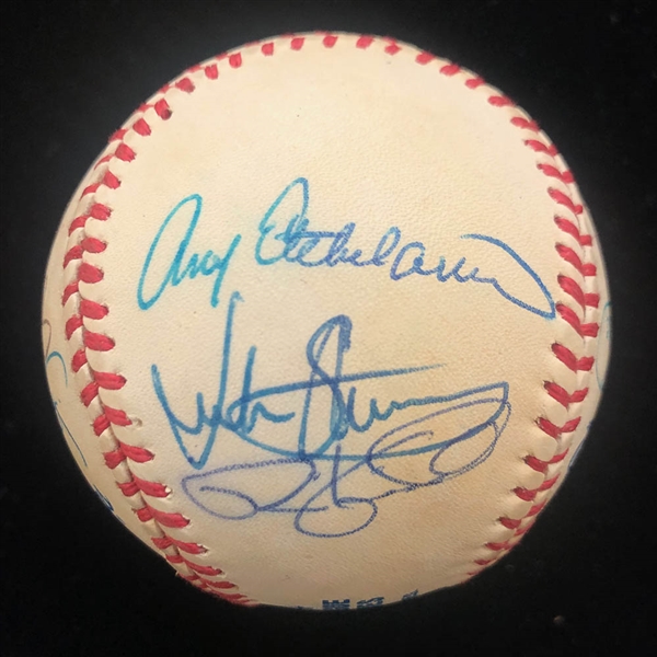 Lot of 3 Orioles Team Signed Baseballs 1994-1996 - JSA Auction Letter
