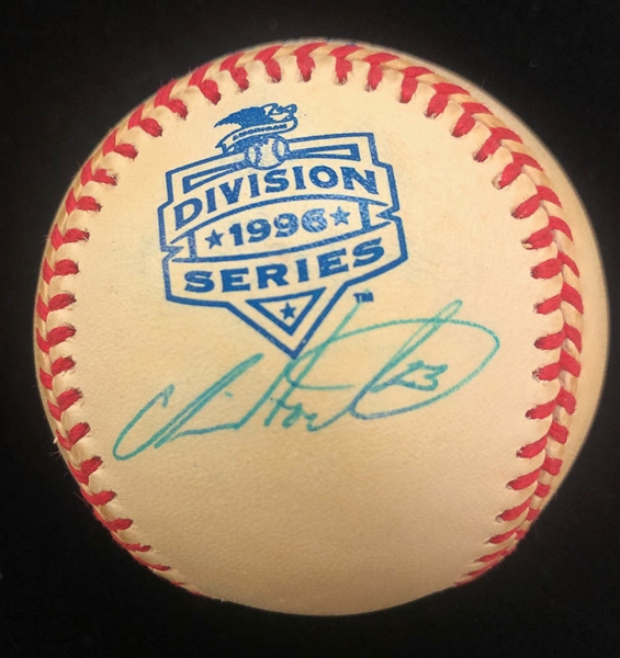 Lot of 4 Orioles 1996-1997 Team Signed & Championship Signed Baseballs - JSA Auction Letter