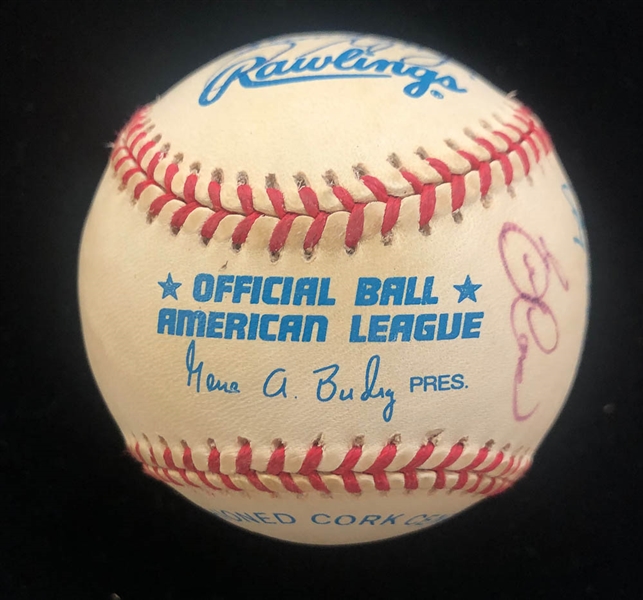 Lot of 4 Orioles 1996-1997 Team Signed & Championship Signed Baseballs - JSA Auction Letter