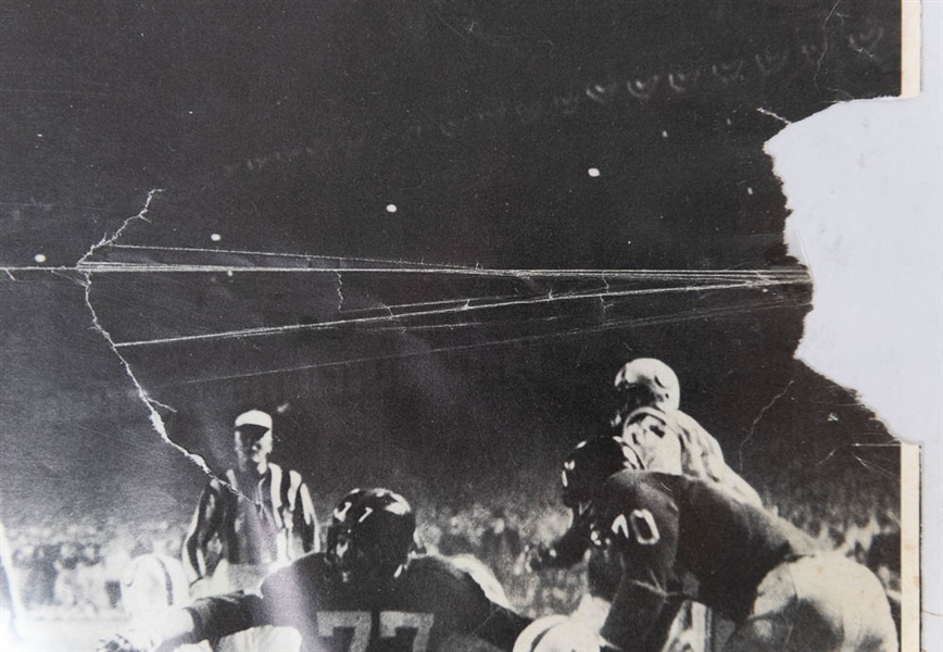 Johnny Unitas Signed 10x12 Magazine Page - JSA Auction Letter
