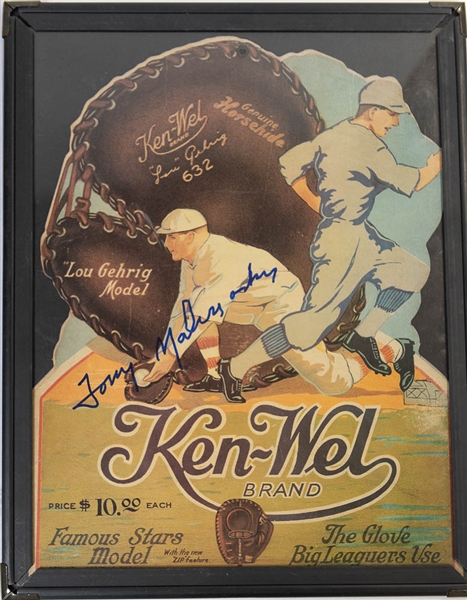 Lot of 17 Baseball Signed Photos & Papers w. Lefty Gomez - JSA Auction Letter
