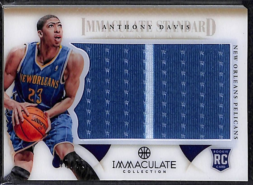 Anthony Davis Autograph Card BGS 9.5 & Immaculate Jumbo Jersey Rookie Card