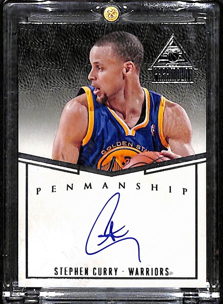 2014-15 Panini Paramount Stephen Curry 21/49 Autograph Card