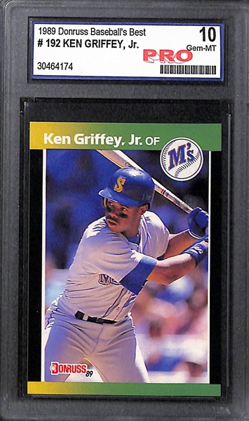 Lot of 5 Graded Baseball Rookie Cards w. Miguel Cabrera & Ken Griffey Jr
