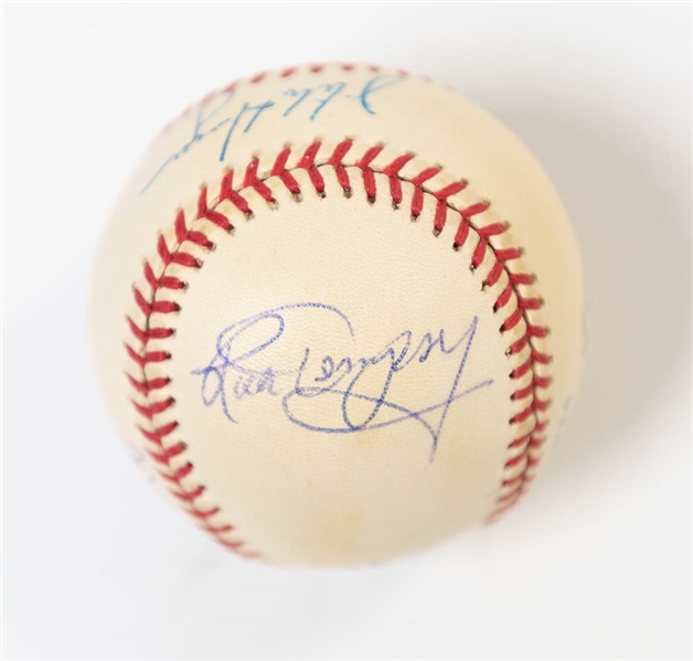Lot of 4 Orioles Team Signed Baseballs (2000-2003) - JSA Auction Letter