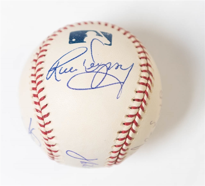 Lot of 4 Orioles Team Signed Baseballs (2000-2003) - JSA Auction Letter
