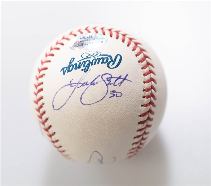 Lot of 5 Orioles Signed Baseballs w. 4 Team Signed  - JSA Auction Letter