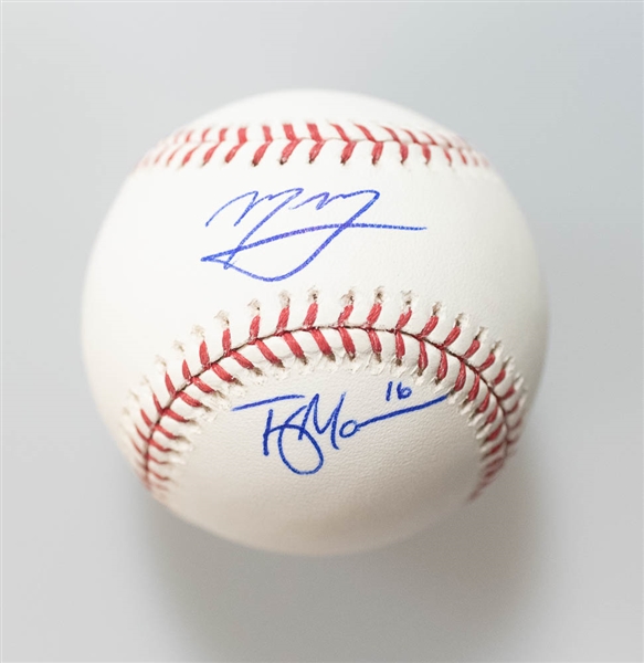 Lot of 4 Orioles Team Signed Baseballs (2014-2017) w. Manny Machado - JSA Auction Letter