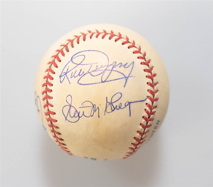 Lot of 2 Orioles Partial Team Signed Baseballs 1980-1982 - JSA Auction Letter